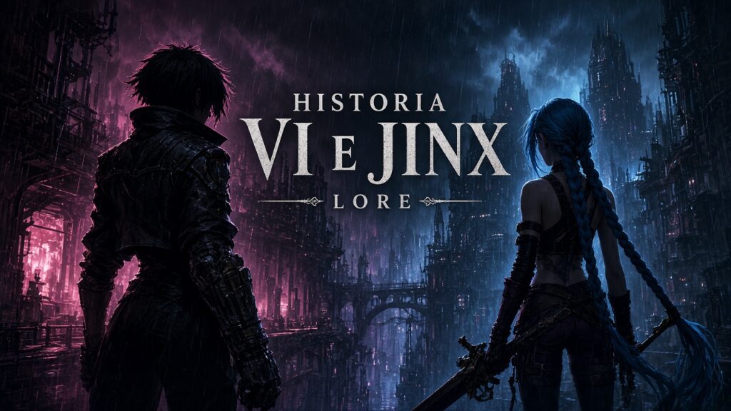 A história de Vi e Jinx no LOL: a tragédia das irmãs de Zaun (história vi e jinx lol) história vi e jinx lol