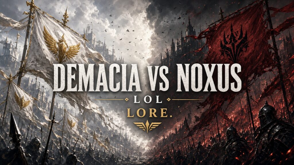 Demacia vs Noxus LOL: a rivalidade explicada na lore em 2026 demacia vs noxus lol