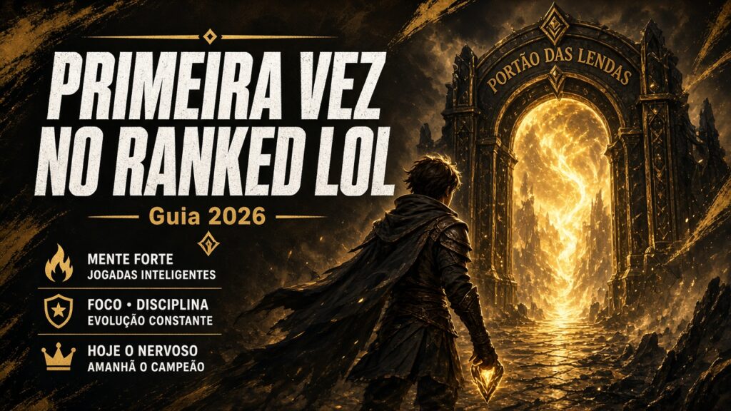 Primeira vez no ranked LOL: guia completo para começar a ranqueada em 2026 primeira vez no ranked lol