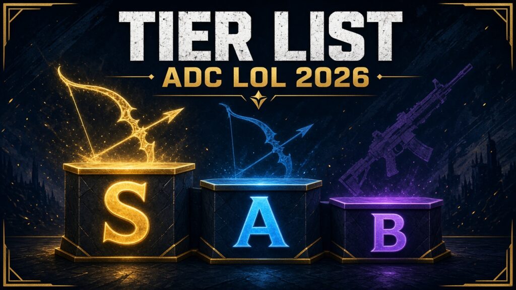 Tier List ADC LOL 2026: os melhores marksmen do patch atual tier list adc lol 2026